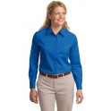 L608 Ladies Button Up Twill